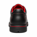 Scarpe Uomo Casual Sportive Nere con Dettagli Rossi e Suola Antiscivolo