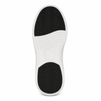 Scarpe Uomo Brogue Casual Marrone con Suola Comfort Bianca