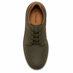 Scarpe Uomo Casual Outdoor Verde Militare con Suola Comfort Antiscivolo