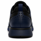 Scarpe Brogue Sportive Uomo Blu Navy con Inserti Traspiranti