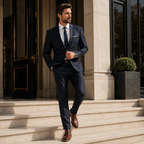 Scarpe Brogue Casual Uomo Marrone con Suola Comfort Bicolore