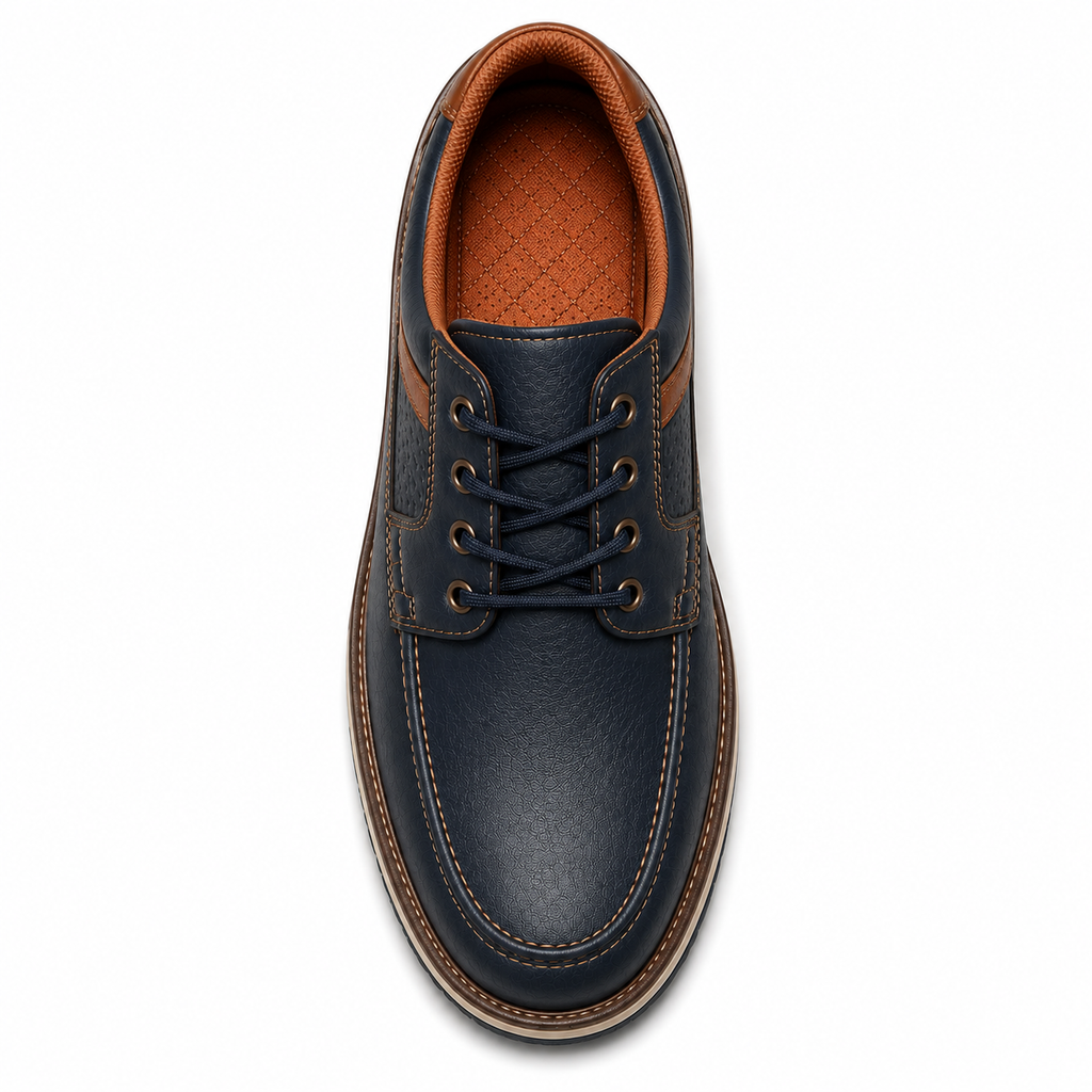 Scarpe Casual Uomo Blu Navy con Suola Comfort Multistrato