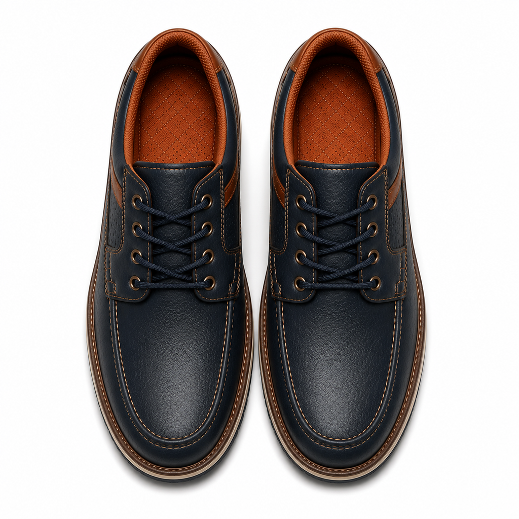 Scarpe Casual Uomo Blu Navy con Suola Comfort Multistrato