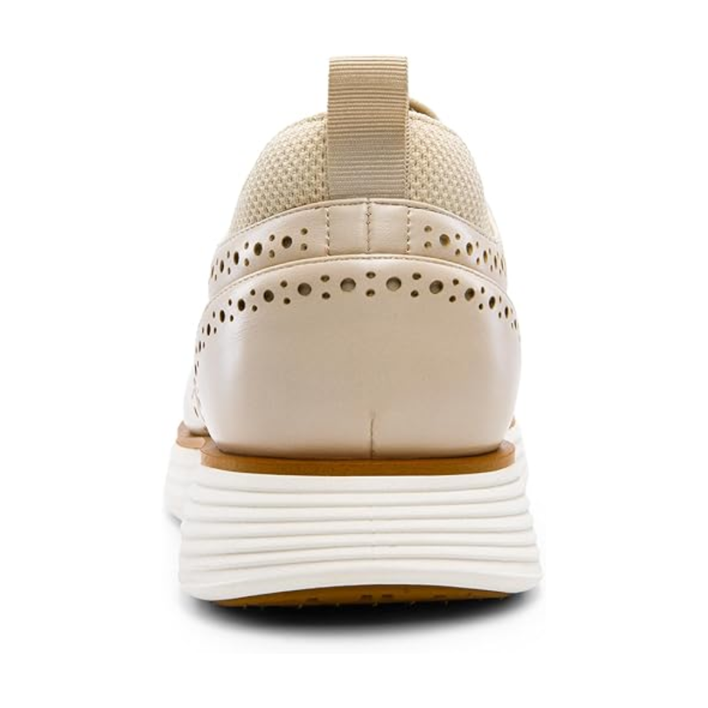 Sneakers Oxford Uomo Stile Brogue Casual - Colore Albicocca
