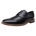 Scarpe Eleganti Uomo Wingtip Brogue Nere