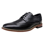 Scarpe Eleganti Uomo Wingtip Brogue Nere