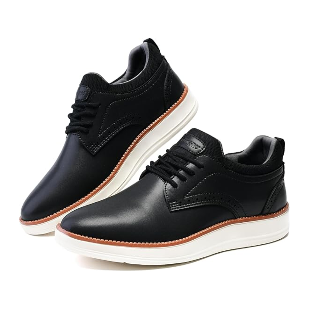 Scarpe Uomo Eleganti Casual Stile Oxford con Dettaglio Brogue