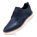 Scarpe Uomo Stile Oxford Casual Eleganti - Blu