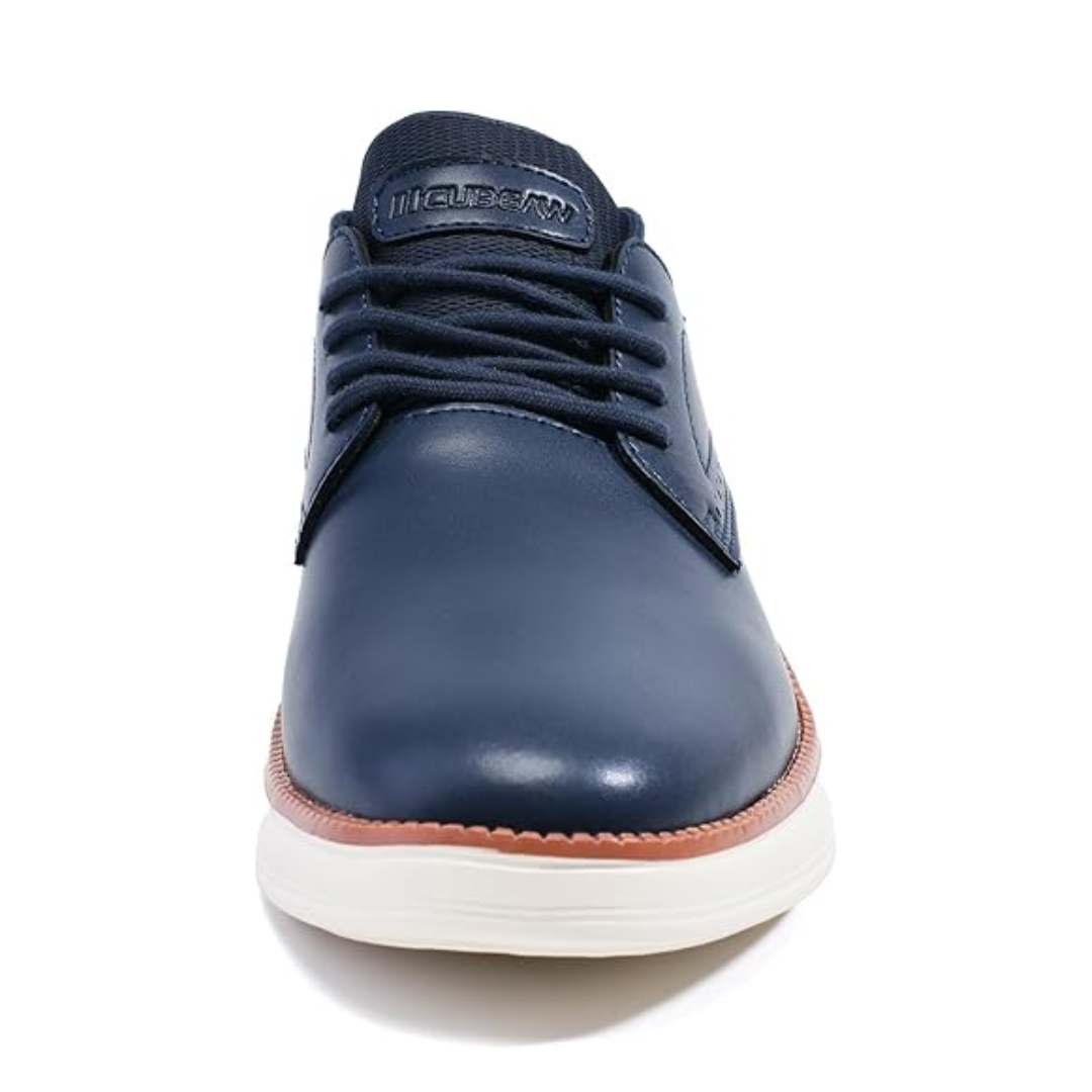 Scarpe Uomo Stile Oxford Casual Eleganti - Blu