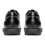 Scarpe Uomo Eleganti con Punta Quadrata in Pelle Nera