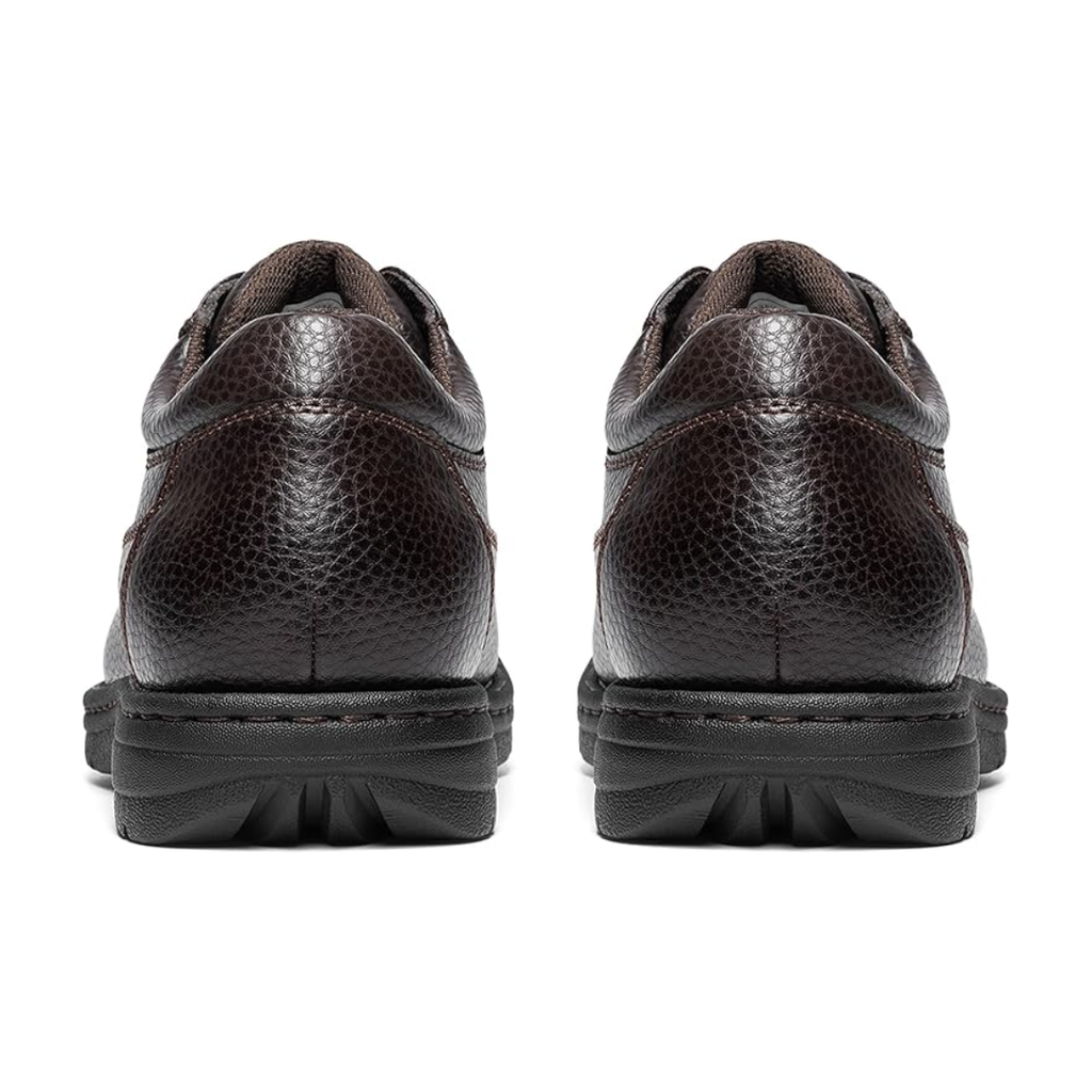 Scarpe Uomo Eleganti in Pelle Color Caffè con Punta Quadrata
