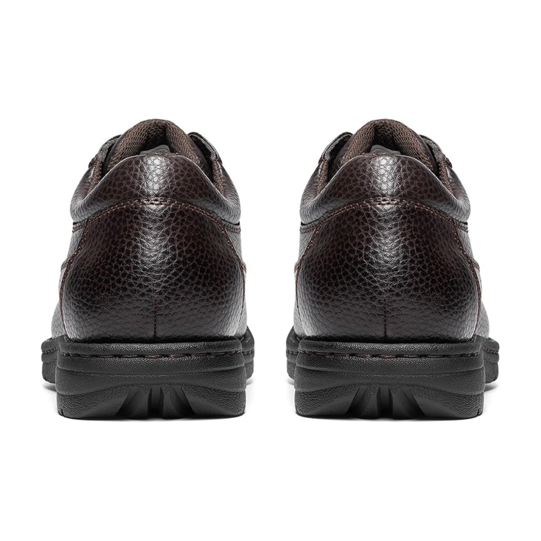 Scarpe Uomo Eleganti in Pelle Color Caffè con Punta Quadrata