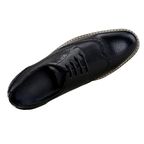Scarpe Eleganti Uomo Wingtip Brogue Nere