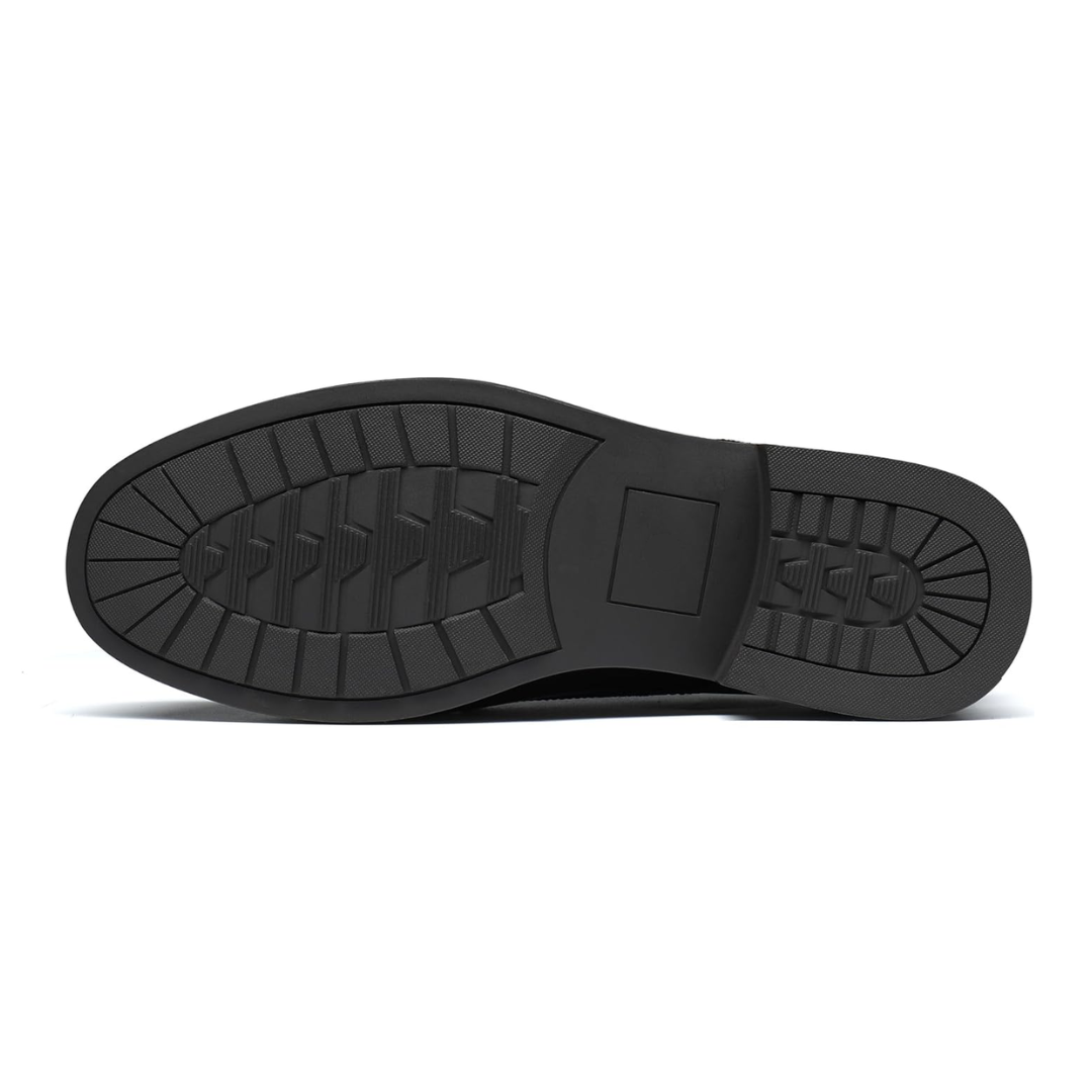 Scarpe Formali Classiche Marrone Scuro in PU con Suola TPE