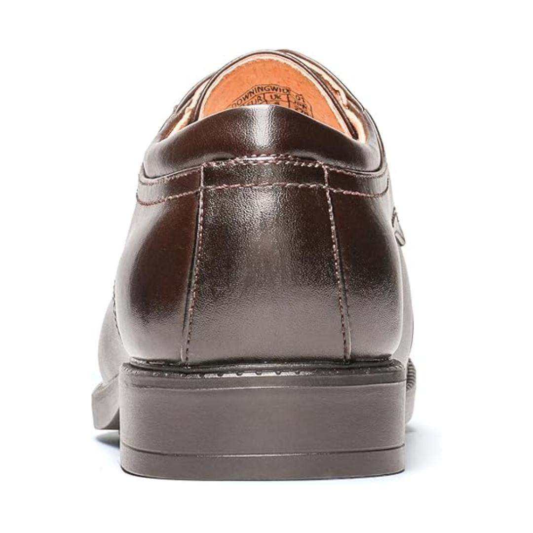 Scarpe Formali Classiche Marrone Scuro in PU con Suola TPE