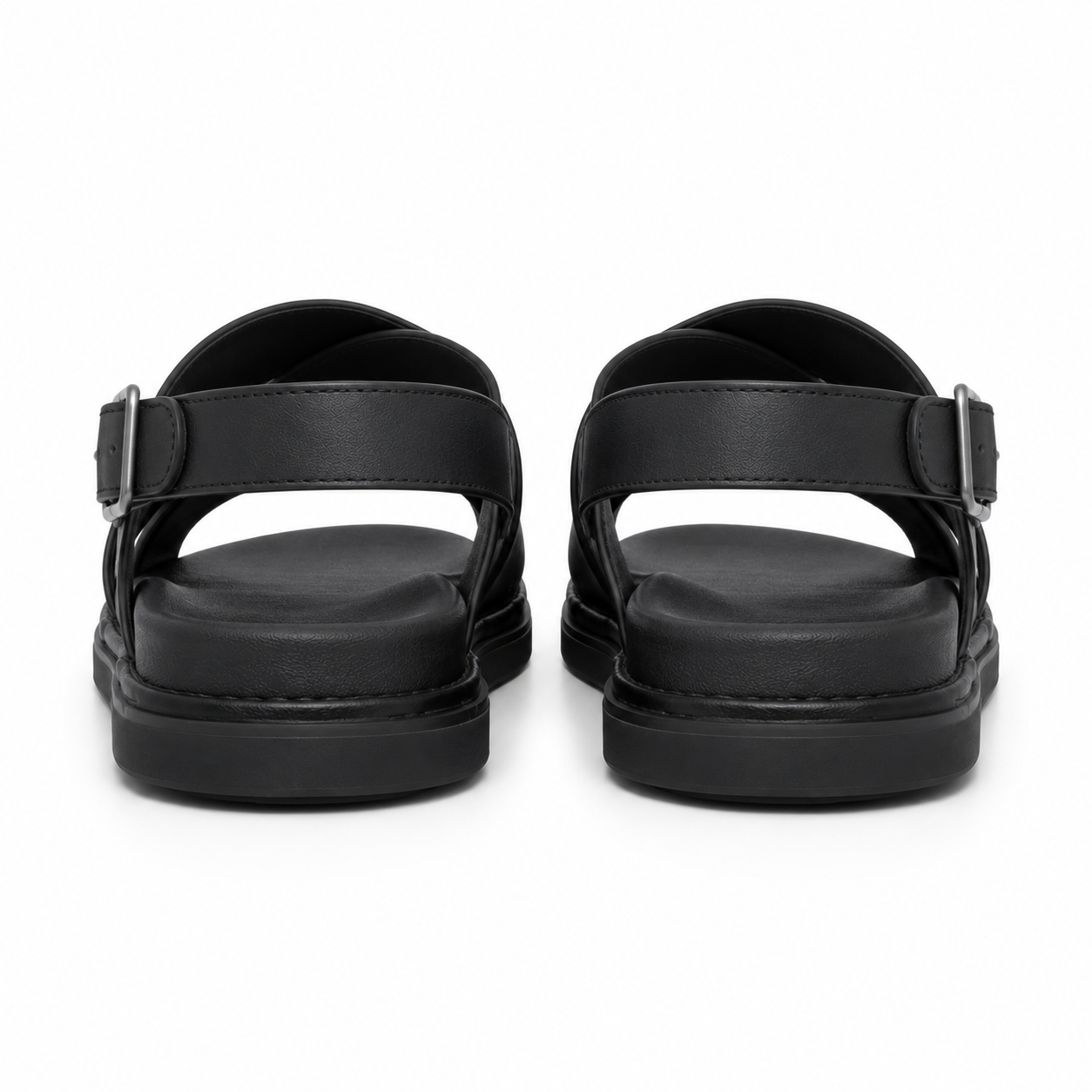 Suola dei sandali Falivelli in pelle nera