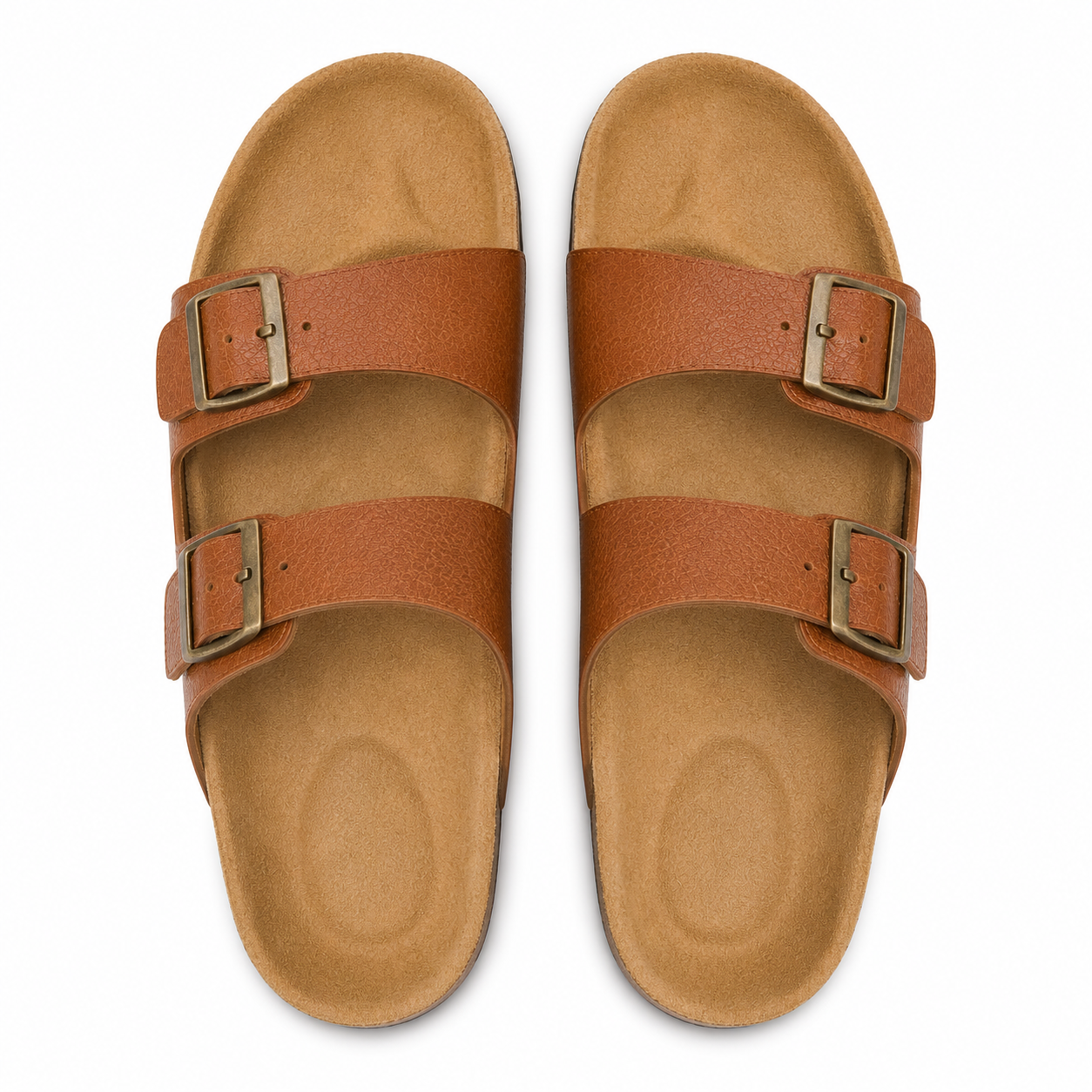 Suola dei sandali in pelle marrone