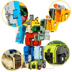 Action figure da costruzione con numeri