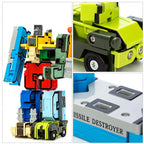 Action figure da costruzione con numeri