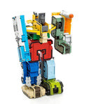 Action figure da costruzione con numeri