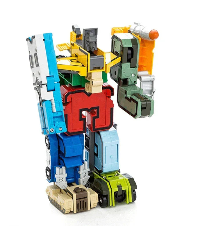 Action figure da costruzione con numeri