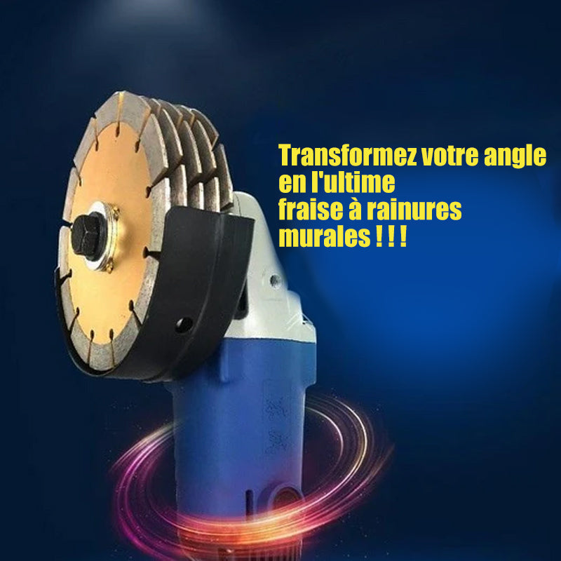 Adattatore scanalatore per smerigliatrice angolare