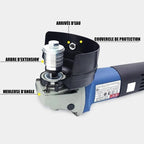 Adattatore scanalatore per smerigliatrice angolare