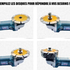 Adattatore scanalatore per smerigliatrice angolare