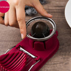 Affettauova doppio taglio in acciaio inox
