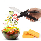 Affettaverdure 2 in 1 con tagliere integrato