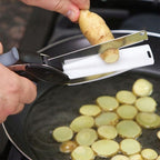 Affettaverdure 2 in 1 con tagliere integrato