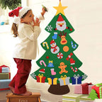 Albero di Natale in feltro fai da te per bambini