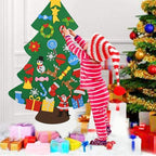 Albero di Natale in feltro fai da te per bambini