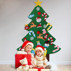 Albero di Natale in feltro fai da te per bambini