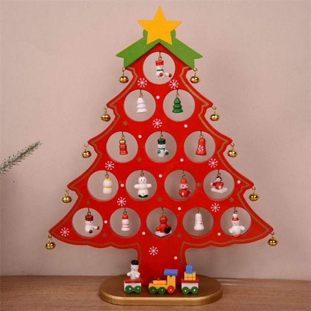 Albero di Natale in legno fai da te