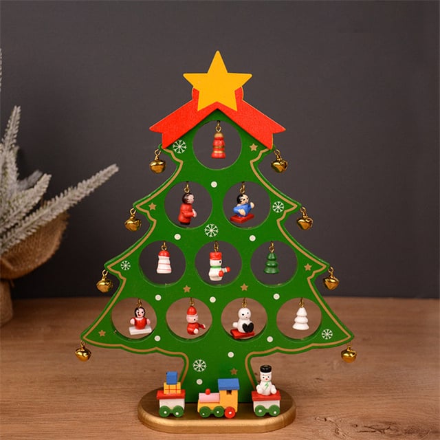 Albero di Natale in legno fai da te