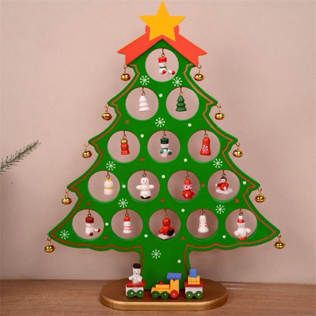 Albero di Natale in legno fai da te