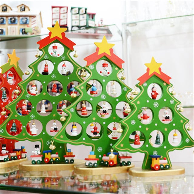 Albero di Natale in legno fai da te