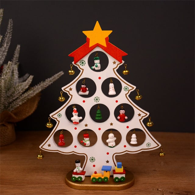 Albero di Natale in legno fai da te