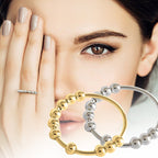 Anello antistress girevole con sfere