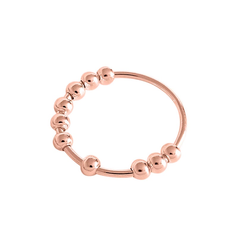 Anello antistress girevole con sfere