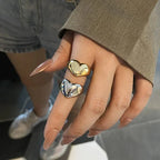 Anello cuore bold statement