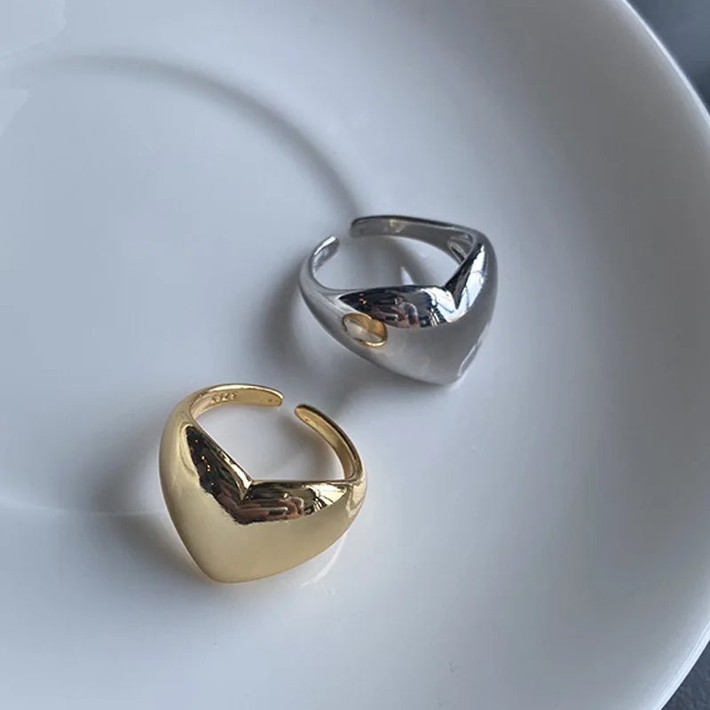 Anello cuore bold statement