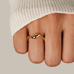 Anello regolabile con motivo marino