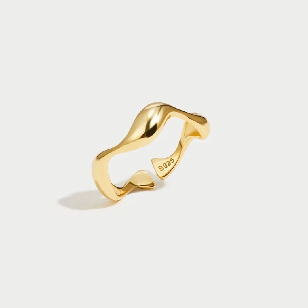 Anello regolabile con motivo marino