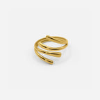 Anello regolabile dorato – linea elegante per ogni occasione