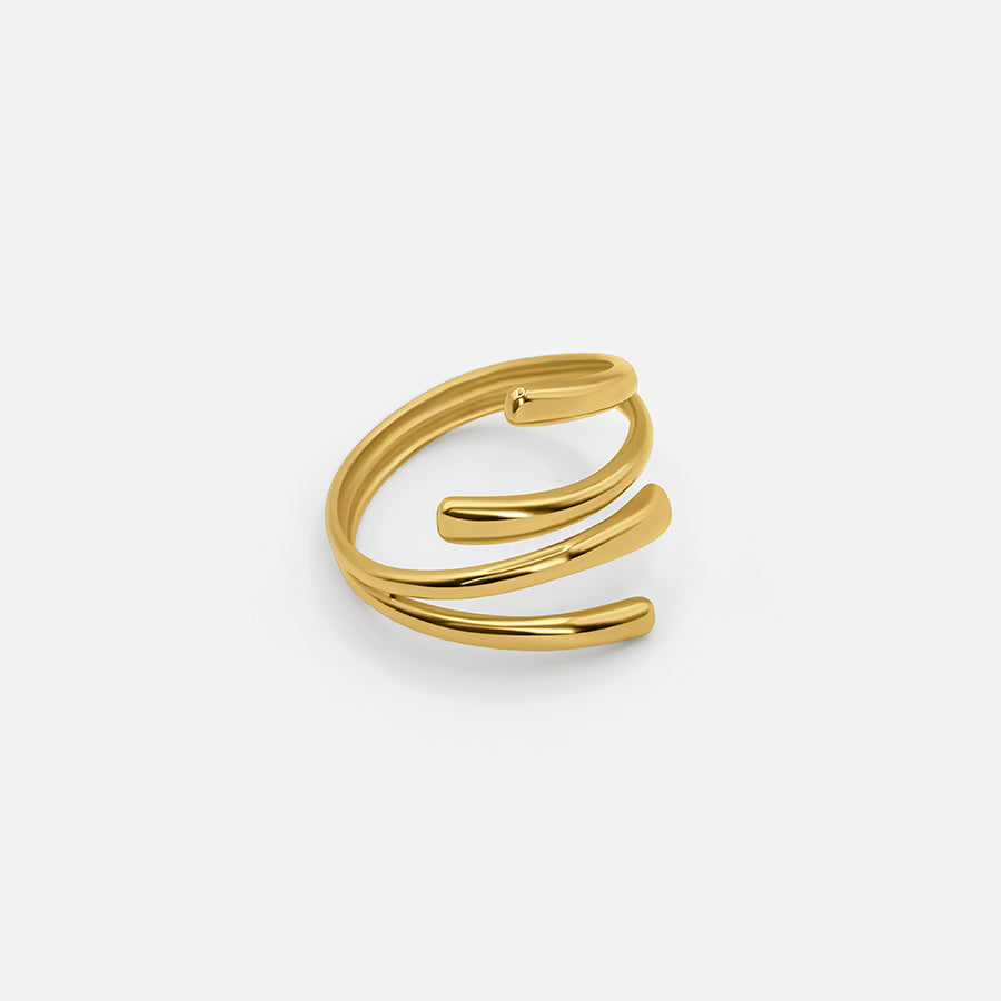 Anello regolabile dorato – linea elegante per ogni occasione