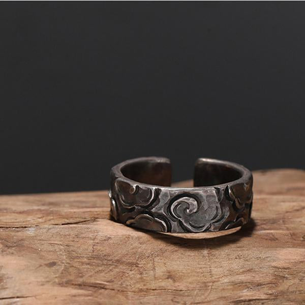 Anello vintage in argento puro