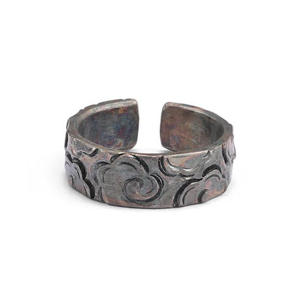 Anello vintage in argento puro