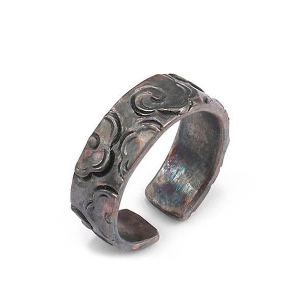Anello vintage in argento puro